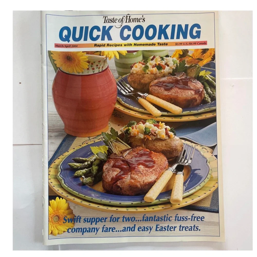Taste of Home Quick Cooking Magazine Lot 2004 Full Year 6 Issues Rapid Recipes